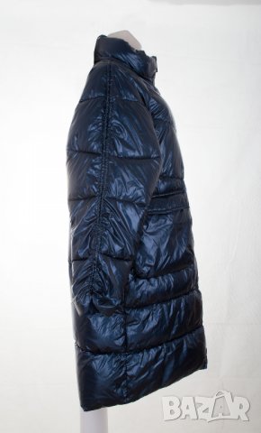 Зимно дамско дълго тъмносиньо яке марка Tantra - XL/2XL, снимка 4 - Якета - 38478680