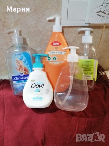 Празни флакони с Дозатор със заключващ се механизъм за дезинфектант, гелове, шампоани-8 броя, снимка 14 - Препарати за почистване - 28456572