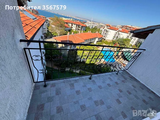 Двустаен апартамент с панорамна морска гледка в Triumph Holiday Village, Свети Влас , снимка 7 - Апартаменти - 55833272