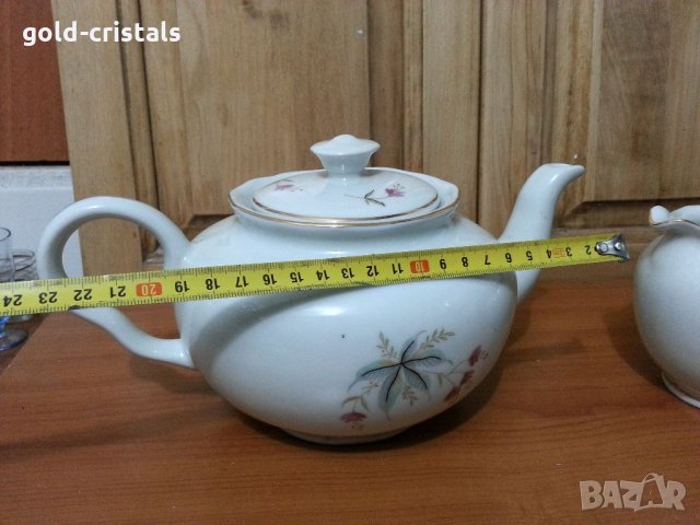 Стар български порцелан чайник латиера , снимка 8 - Антикварни и старинни предмети - 34949509
