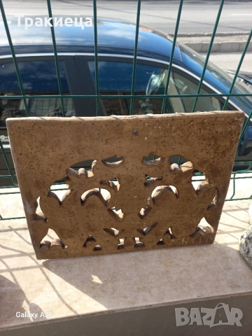 ГИПСОВО ПАНО ОТ СОЦА ДЪРВОРЕЗБА ОРЕЛ, снимка 4 - Антикварни и старинни предмети - 48812146