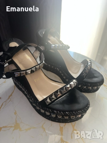 Louboutin сандали с платформа, снимка 14 - Сандали - 56202571