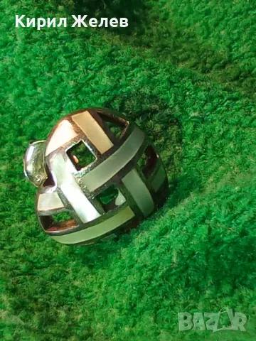 АЖУРНА СЪРЦЕВИДНА ЕМАЙЛИРАНА СРЕБЪРНА АРТ ОБЕЦА СРЕБРО 925 ДИЗАЙНЕРСКА ИЗРАБОТКА 41969, снимка 11 - Обеци - 49603201