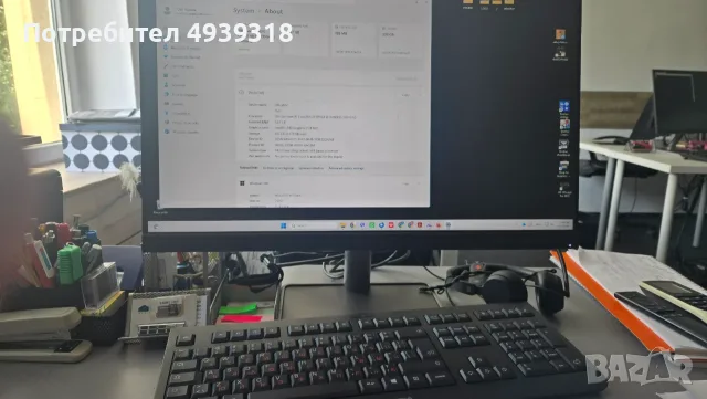 мини компютър с монитор, снимка 3 - Работни компютри - 55949349