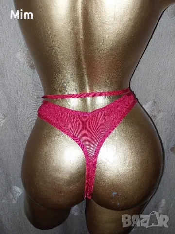 XL/2XL Ярко червена дантелена полупрашка , снимка 4 - Бельо - 48289014