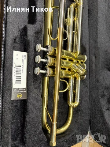 Тромпет Bach TR650 неразличим от нов, оригинален кейс и Bach 7C, снимка 9 - Духови инструменти - 56091721