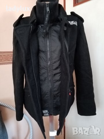 Super Dry, Палто, 70% Вълна, Размер L. Код 1385, снимка 3 - Палта, манта - 34869981