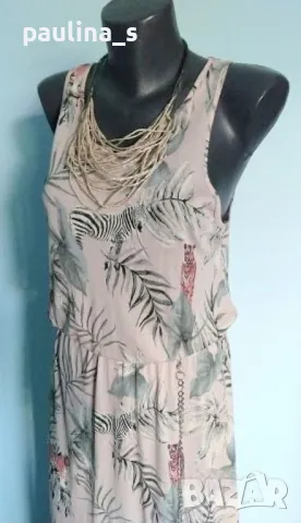 Два броя / Дълга рокля без ръкави с колие "Zara" и "H&M" , снимка 15 - Рокли - 41747611