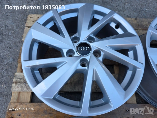 Лети джанти 17ки 5х112 Audi, снимка 4 - Гуми и джанти - 54128643