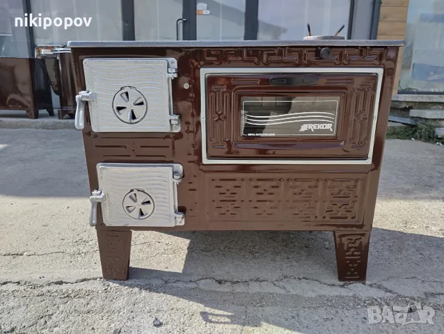 Готварска печка на дърва REKOR, снимка 3 - Печки, фурни - 56327716