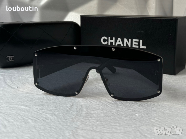 CH дамски слънчеви очила маска с лого, снимка 7 - Слънчеви и диоптрични очила - 44685631