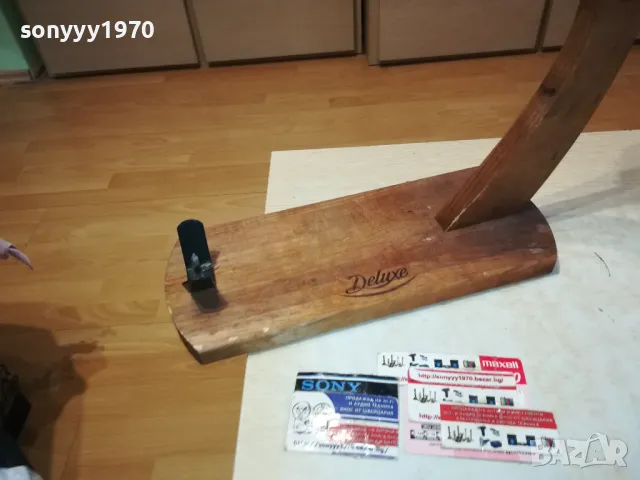 ДЪРВЕНА СТОЙКА-ПОСТАВКА ЗА ШИШОВЕ ИЛИ ДРУГО 50СМ 2901250734, снимка 14 - Антикварни и старинни предмети - 48873240