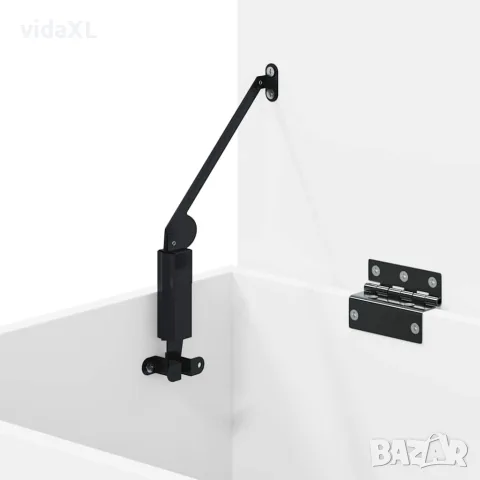 vidaXL Сандък за съхранение, бял, 84x42x46 см, инженерна дървесина, снимка 10 - Скринове - 56147768