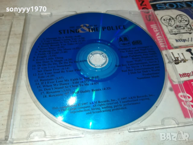 STING & THE POLICE CD 0708251135, снимка 3 - CD дискове - 51283708