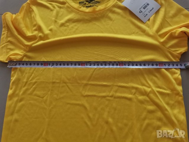 Нова жълта тениска Ironman-XS размер, снимка 3 - Тениски - 38459238