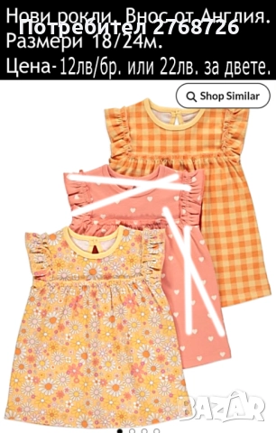 Нови рокли, снимка 11 - Детски рокли и поли - 43280026