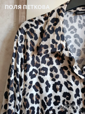 Риза леопардов принт, снимка 2 - Ризи - 54262477