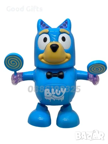 Ходещ и Танцуващ Блуи и Бинго, Интерактивна музикална играчка, снимка 3 - Музикални играчки - 49206558