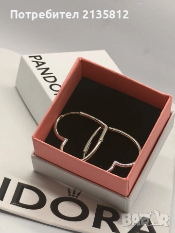 Обеци Пандора Pandora , снимка 3 - Обеци - 53066256