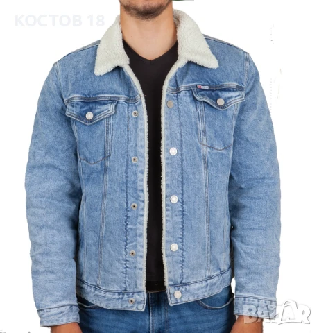 Мъжко Дънково яке 3427, снимка 5 - Якета - 51386621