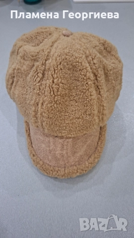 Дамска пухена шапка, снимка 3 - Шапки - 52172402