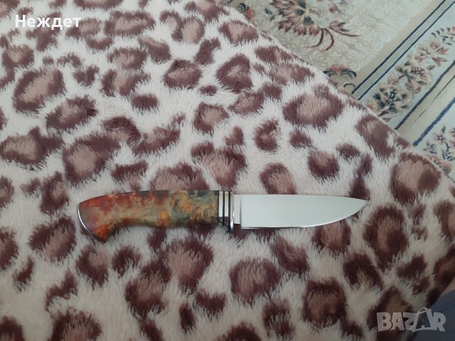Нож на Андрей Бирюков от К340 стомана закалена на 62hrc, снимка 9 - Ножове - 37502436
