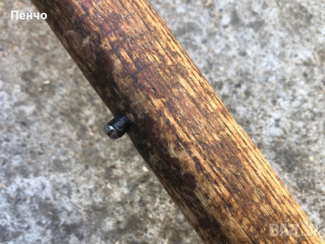 стар военен /алпийски/ пикел "STUBAI" - MADE IN AUSTRIA - WWII - WEHRMACHT Gebirgsjäger, снимка 5 - Антикварни и старинни предмети - 51776119