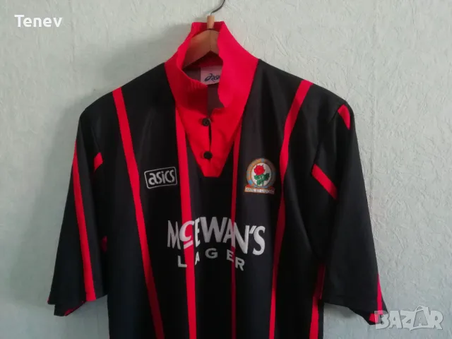 Blackburn Rovers 1994/1995 Asics оригинална тениска фланелка Блекбърн Роувърс vintage ретро XL , снимка 3 - Тениски - 48556576