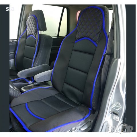 Калъфи за седалки, универсални, 2бр., сини, снимка 3 - Аксесоари и консумативи - 37857884