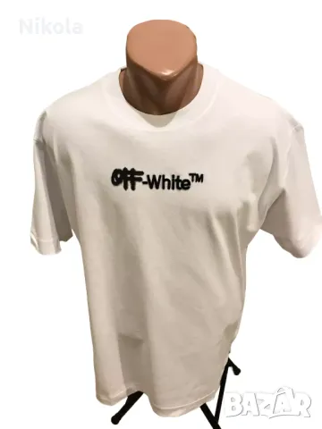 OFF-WHITE™ Spray Helvetica тениска, размер: S, снимка 3 - Тениски - 48678499