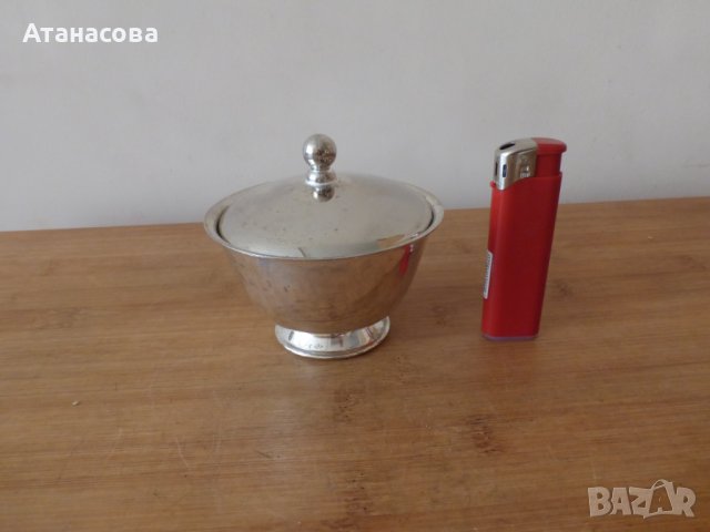 Посребрен сервиз за кафе чай аксесоар съдчета 1970 г, снимка 10 - Сервизи - 42146123