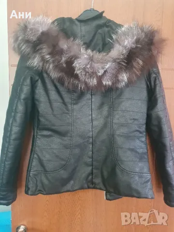Дамско кожено яке, снимка 2 - Якета - 48074132