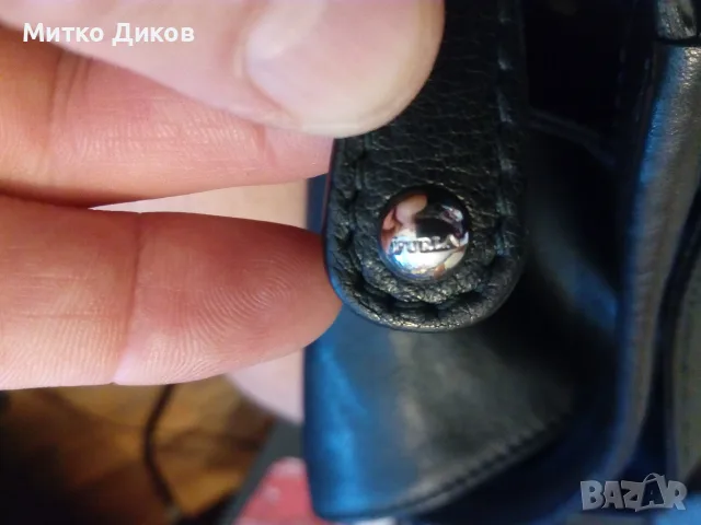 Furla маркова женска чанта като нова 37х30х20см естествена кожа оригинал сто процента, снимка 4 - Чанти - 55804327