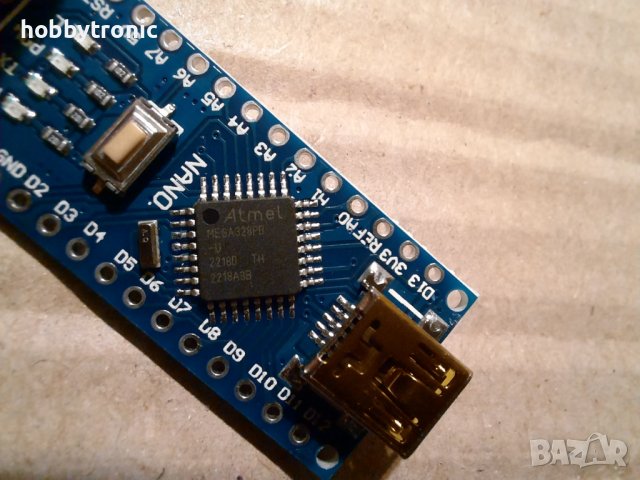 Arduino Nano V3 ATMEGA328P с незапоени рейки , снимка 4 - Друга електроника - 38454369
