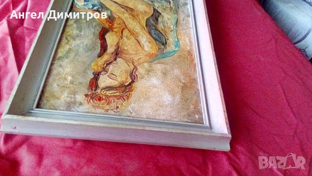 Маслена картина платно подписана, снимка 9 - Картини - 36648682