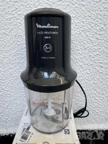 Чопър Moulinex Multi Moulinette AT714G32 3 в 1 , 500W, 500 мл, 2 скорости, Блендер, Пасатор!