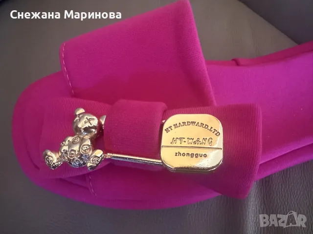 чехли дамски с брошка, снимка 3 - Чехли - 55958635