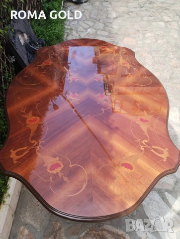 Комплект столове, маса и две кресла, снимка 15 - Маси - 54217562