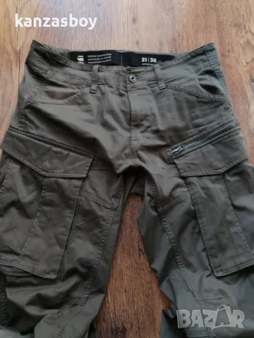 g-star rovic zip 3d regular tapered - мъжки карго панталон 31 КАТО НОВ, снимка 8 - Панталони - 49944602