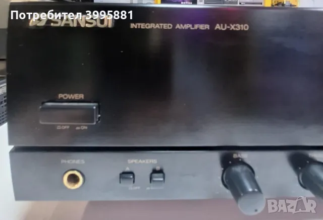 Транзисторен усилвател Sansui, mod.AU-X310
, снимка 2 - Ресийвъри, усилватели, смесителни пултове - 47709794