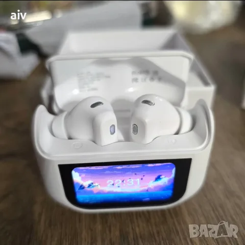 Безжични слушалки с тъч скрийн дисплей, снимка 2 - Bluetooth слушалки - 56088268