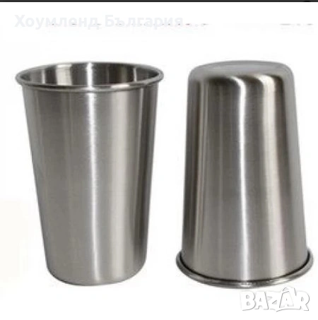 4бр Стоманени метални чаши в калъф, снимка 6 - Чаши - 54343627
