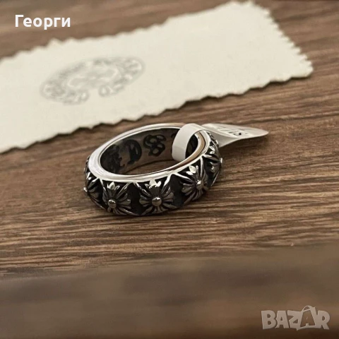 Chrome Hearts оригинален пръстен, снимка 2 - Пръстени - 51398530