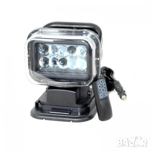 Боен LED фар с дистанционно 50W 12V-24V, снимка 4 - Аксесоари и консумативи - 55865284
