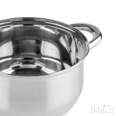 Комплект съдове за готвене Muhler от 12 части, неръждаема стомана, снимка 8 - Съдове за готвене - 52133726