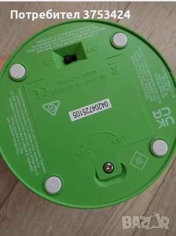 Лампа Paladone Games: Minecraft - Creeper (LED Glitter Ball), снимка 6 - Детски нощни лампи - 54148391