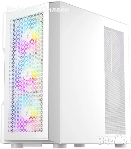 Компютърна кутия 1stPlayer TRILOBITE T7, бял - T7-WH-4F1-W, снимка 4 - Захранвания и кутии - 53976100