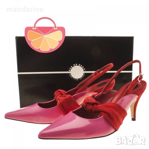 ПРОМО 🍊 RED OR DEAD № 37 🍊 Дамски кожени сандали нови с кутия, снимка 1 - Дамски елегантни обувки - 28899632