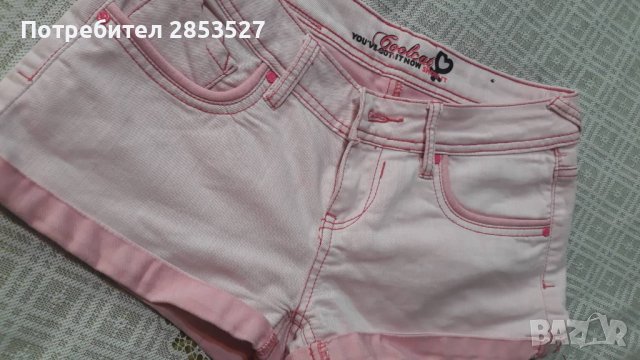 Coolcat Sexy Shorts Розови Панталонки, снимка 5 - Къси панталони и бермуди - 37776963