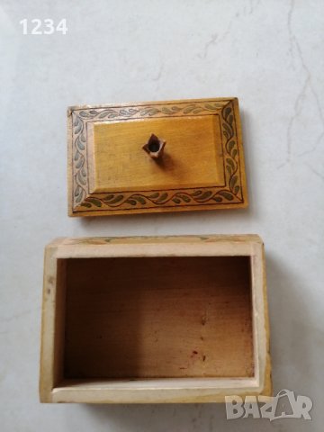Дървена кутия 11 см. , снимка 3 - Други стоки за дома - 32064645